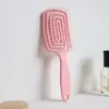 Peine Hueco en Forma de H Repelente de Mosquitos para Cabello de Alto Volumen, Peine Acanalado para Masaje del Cuero Cabelludo, Peine de Peluquería, Peine con Bolsa de Aire para Limpieza del Hogar