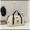 Bolsa de fitness casual de gran capacidad, moderna, con separación húmeda y seca, bolsa deportiva, bolsa de viaje para parejas con compartimento para zapatos, bolsa de almacenamiento de equipaje