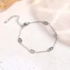 Pulsera Versátil Estilo Ins, Moda de Nicho, Pulsera de Acero de Titanio Versión Coreana, Nuevo Diseño, Joyería Trendy con Forma de Nariz para Mujer, Sensación de Alta Gama