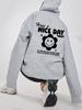 Sudadera nleeday Suéter con capucha europeo y americano Suéter liso con letras Sudadera extragrande