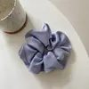 Scrunchie de Cetim Estilo Francês, Tendência Online, Elástico de Cabelo Feminino e Elegante, Acessório de Cabelo Coreano