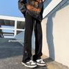 Pantalones Casuales para Hombre Verano Nuevo Estilo Americano Vibe High Street Cremallera Abertura Pantalones Marca de Moda Sueltos Rectos para Hombre