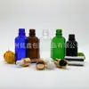 Frasco de Óleo Essencial Spot 5ml-100ml Frasco de Óleo Essencial Azul Marrom Frasco Conta-Gotas Cosmético de Vidro Sub-Frasco