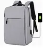 Mochila para Laptop Executivo, Mochila de Viagem Impermeável em Tecido Oxford, Bolsa Escolar de Grande Capacidade, Mochila Casual com Porta de Carregamento USB para Trabalho, Faculdade e Viagem
