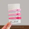 Pinzas para el pelo de niña, accesorios para el pelo de estilo coreano para mechones sueltos y flequillo, pinzas laterales de colores para el verano populares en redes sociales
