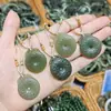 Colgante de Cerradura Xiangyun Buda Guanyin de Jade Hetiano Natural Estilo Chino Frijol de Cuatro Estaciones de Jade Hetiano Marca Wuxi Colgante de Jade
