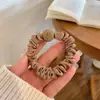 Simple scrunchie de tela estilo coreano, elegante cuerda para el pelo para mujer, nueva liga elástica para coletas, cuerda para el pelo duradera y elástica