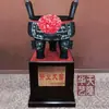 Gran Adorno de Trípode de Cobre para Ceremonias de Apertura, Regalos de Inauguración de Casa, IPO, Aniversarios Escolares, Réplica de Artefacto de Museo de Negocios de Cobre Puro