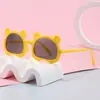 Gafas de Sol para Niños Estilo Coreano Bebé Lindas Súper Lindas con Orejas de Oso Gafas de Sol Anti-UV para Niños y Niñas