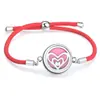 Cuerda Roja Moda Sencilla Difusor de Aceites Esenciales Aromaterapia Caja Pequeña Pulsera Redonda Accesorios de Joyería Caja de Fragancia Decoraciones