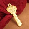 Llavero de latón con colgante de doce llaves del zodíaco de oro, colgante de cobre puro, llavero de coche para hombres y mujeres, regalo personalizado