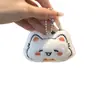 Llavero de Perro con Expresión de Peluche Lindo Muñeco de Dibujos Animados Mejor Amigo Llavero para Mochila de Estudiante Colgante para Bolso Decoración