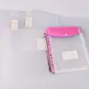 Carpeta de 3 anillas para hojas sueltas, transparente, para guardar hojas de examen de datos, carpeta de música, libro de colección para pasar páginas, bolsa de archivo, nueva transfronteriza
