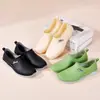 Botas de Chuva de Cano Baixo Impermeáveis para Lavagem de Carro Cozinha Trabalho Calçados de Borracha Estilo Coreano Resistentes ao Desgaste Leves Cano Baixo Solado Macio Botas de Chuva