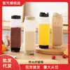 Botella de Squeeze de Doble Extremo para Salsas, Botella de Grado Alimenticio para Aderezos de Ensalada, Botella para Condimentos Pegajosos, Botella Dispensadora de Salsa de Calibre Grande, Botella de Squeeze Invertida
