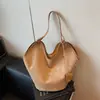 Bolso Tote Versátil Esmaltado de Gama Alta para Mujer Principios de Otoño Bolso de Hombro/Axila Simple para el Uso Diario