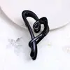 Presilha de Cabelo Quadrada Grande Elegante e Simples Versátil Estilosa Grampo Simples para Coque na Nuca Presilha de Tubarão Acessório de Cabelo