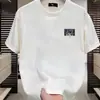 Camiseta de manga corta holgada de algodón pesado de estilo casual americano con estampado de flor de anacardo y oso, de moda, para hombre, estilo Hong Kong de verano