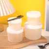 Taza Desechable para Pudín Cold Brew Yogur Dibujos Jarra Helado Leche de Doble Piel Resistente a Altas Temperaturas Taza de Salvado de Madera Pala para Fruta Caja de Postre