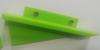 Manija de puerta de gabinete móvil de oficina, manija de plástico triangular de cajón simple, manija multicolor incrustada oculta