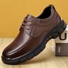 Zapatos de Hombre Estilo Nuevo Estilo Británico Zapatos Casuales de Negocios Versátiles de Cuero para Hombre Zapatos de Cuero Versátiles de Moda Antideslizantes de Suela Blanda