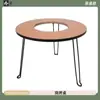 Nuevo Estilo Mesa Redonda Pequeña Plegable para Preparar Té Estufa Plegable Mesa Multifuncional Portátil para Camping al Aire Libre Mesa Barbacoa Duradera