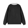 Yidao Vintage Otoño 2026 Nueva Colección: Suéter de punto con cuello de dos piezas estilo Old Money para hombre, suéter de punto retro con retazos