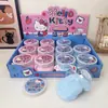 Nuevo Set Divertido de Arcilla DIY Oficial de Hello Kitty para Niños, Gel de Burbujas para Aliviar el Estrés, Set de Arcilla de Colores Slime Famoso en Internet