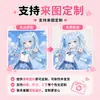 Cartões transparentes de acrílico de anime, mercadorias de desenho animado personalizadas, cartões pequenos auto-impressos de suporte de fã em PVC, cartões comemorativos transparentes, cartões de felicitações, ins