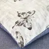 Conjunto Romântico de Gaze Dupla Camada Quatro Peças Capa de Edredom Espessa Lençol de Dormitório Conjunto de Quatro Peças Roupa de Cama Imitação de Linho Saia de Cama 4 Peças