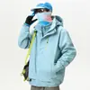 Chaqueta de Montañismo para Exteriores Desmontable Tres en Uno Invierno 2025 Estilo Pareja Multicolor Opcional Chaqueta Nueva