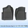 Tapetes de Piso TPE para Todas as Estações Adequados para Chevrolet Silverado Cabine Simples 1999-2006