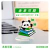 Texto Inspirador Panda Lipai Estudante Criativo DIY Lipai Decoração de Mesa Acrílico Transparente Pequenos Presentes