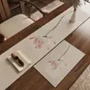 Nuevo Estilo Zen Chino Ceremonia del Té Estilo Chino Barro Diatomeas Verde Mantel Individual para Mesa de Té Mantel para Mesa de Té Tela Absorción de Agua Posavasos de Té Mantel para Mesa de Café