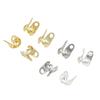 Color Oro 18K Broche Lateral Conserva Color Doble Broche Colgante Joyería Pulsera Collar Conector Accesorios DIY Cuentas Cadena de Cuentas Materiales