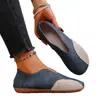 Colección de otoño 2026 transfronteriza: Zapatos planos de estilo coreano, mocasines de punta redonda, suela blanda, transpirables y cómodos para el uso diario, diseñados para mujeres