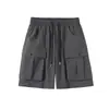 Pantalones Cortos de Trabajo para Hombre 2026 Nuevo Verano Delgados Sueltos Casuales de Longitud Media de Secado Rápido Deportivos de Seda de Hielo Pantalones de Cinco Puntos Verano