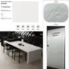 Losa de Roca Mate 1200*2700*9mm con Molde Cóncavo-Convexo y Superficie de Grano Seco con Brillo Fino para Pared, Piso, Encimera, Isla y Paneles Curvados en Caliente