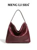Bolsa de Palha Grande Capacidade Nova Tendência Retrô Estilo Coreano, Bolsa de Ombro Transversal para o Dia a Dia, Bolsa de Mão Fashion