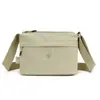 Bolsa Transversal de Lona Multicamadas para Mulheres 2025 Nylon Ultraleve Impermeável Bolsa Casual para Mulheres Textura Versátil Bolsa de Ombro para o Dia a Dia