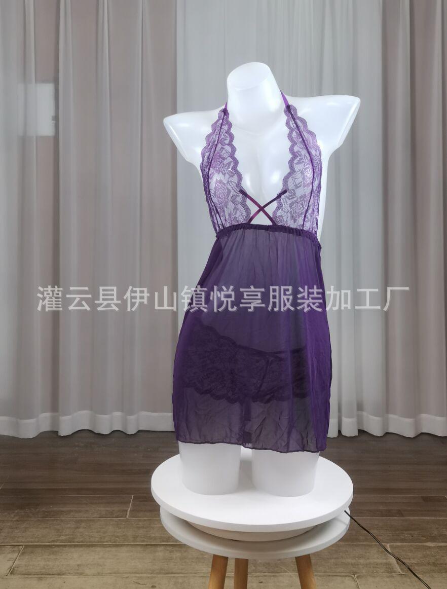 情趣内衣大码S-XXXL欧美外贸性感挂脖