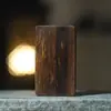 Pendente de Agarwood de Qinan Esculpido Lado Único Marca Tathagata Pingente Artesanato em Relevo Estilo Chinês Peça de Mão Wenwan Colar