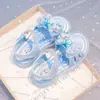Zapatos de Playa de Dibujos Animados para Niña 2025 Verano Nuevas Sandalias de Pedrería Estilo Coreano Sandalias de Princesa de Suela Suave para Niños