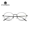 Estilo Literario Estilo Hong Kong Gafas de Carey Montura Redonda Doradas Retro Gafas para Miopía para Mujeres con Caras Grandes Aspecto Adelgazante Montura de Gafas Elegante