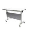 Mesa de Conferencia Plegable Móvil Personalizada con Ruedas, Mesa Multifuncional de Oficina y Entrenamiento, Mesa Larga Ligera de Almacenamiento