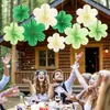 Decorações de Papel para Pendurar para Festa de Jardim de Infância, Montagem de Sala de Aula, Penduricalhos de Ventilador de Papel para Ambiente, Flores de Ventilador de Papel
