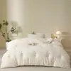 Colcha de Algodão Bordada Integral Colcha de Soja Núcleo de Colcha de Algodão Puro Colcha de Primavera e Outono Colcha Grossa de Inverno Núcleo de Colcha para Presente Atacado Dropshipping