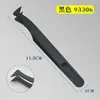 Pinça antiestática ponta curva ponta fina pinça de fibra de carbono pinça de plástico pinça industrial para reparo de brinquedo de telefone celular