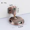 Sucção de solo à prova de vento sucção de porta não perfurada nova anticolisão mecânica invisível vaso sanitário sucção de sucção de porta rolha de porta rolha de porta