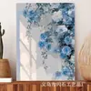 Línea de Camping Cachorro Dibujo Animado Fondo Anime Tela Colgante de Pared Habitación de Estudiante Decoración de Dormitorio Pintura al Óleo Digital